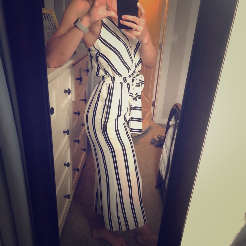 Striped Cropped Jumper